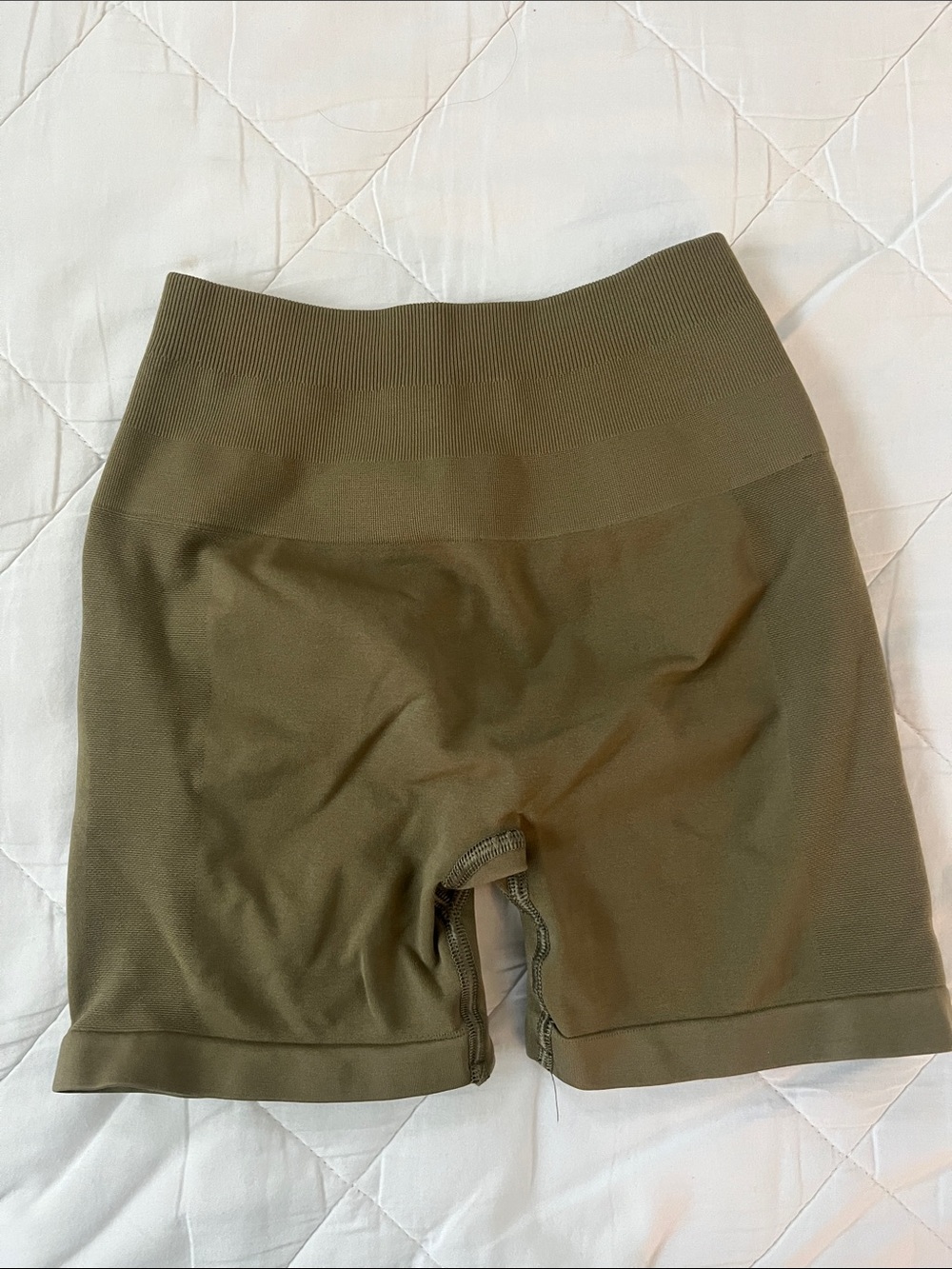 Alphalete Olive Bike Shorts